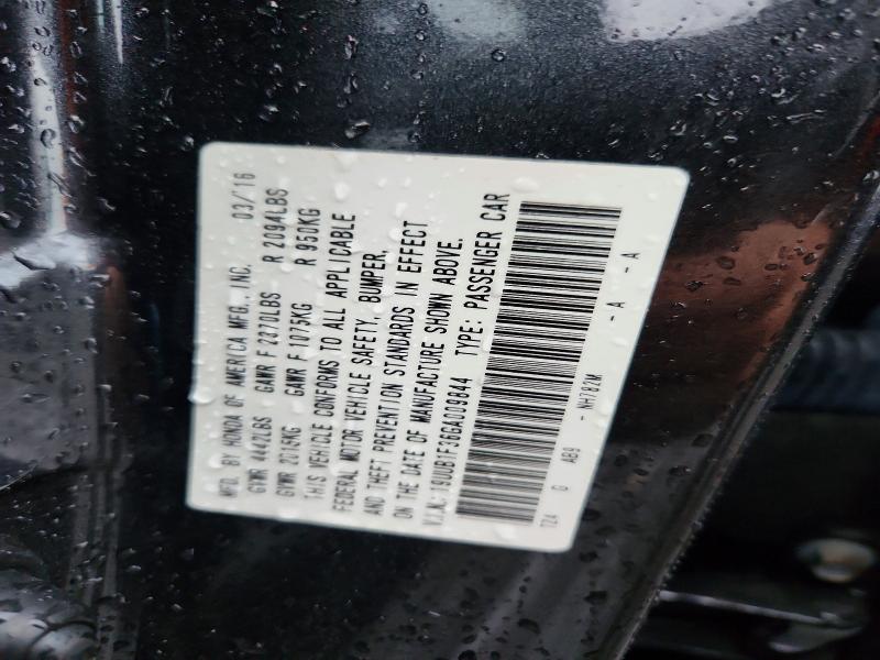 62024446 :رقم المزاد ، 19UUB1F36GA009844 vin ، 2016 Acura Tlx مزاد بيع