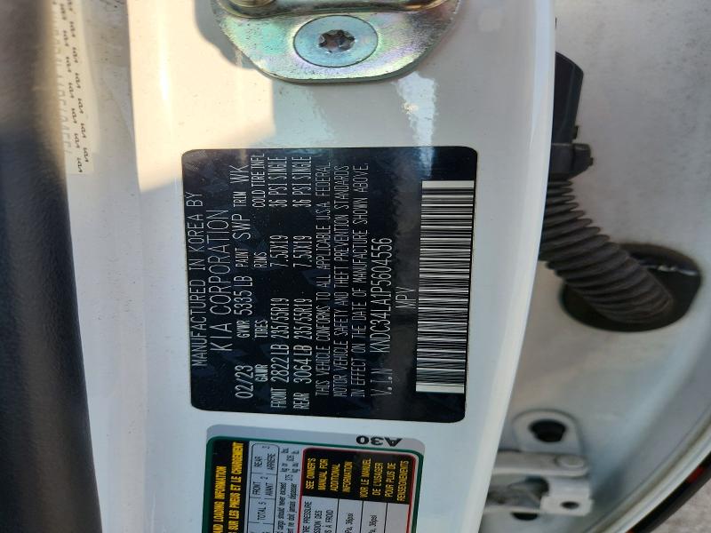 Продажа на аукционе авто 2023 Kia Ev6, vin: KNDC34LA1P5604556, номер лота: 59364956