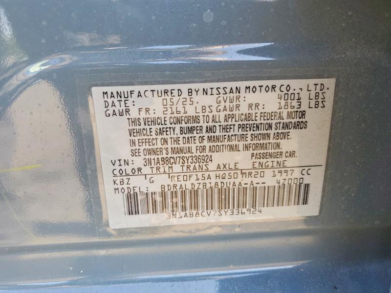 Продажа на аукционе авто 2025 Nissan Sentra, vin: 3N1AB8CV7SY336924, номер лота: 61154226