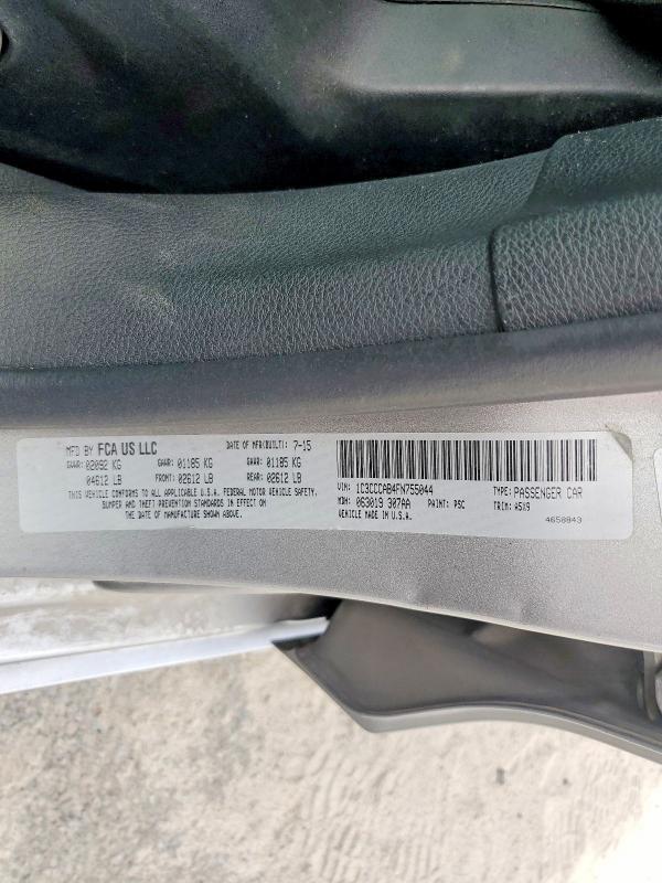 Aukcja sprzedaży 2015 Chrysler 200, vin: 1C3CCCAB4FN755044, numer aukcji: 59117956
