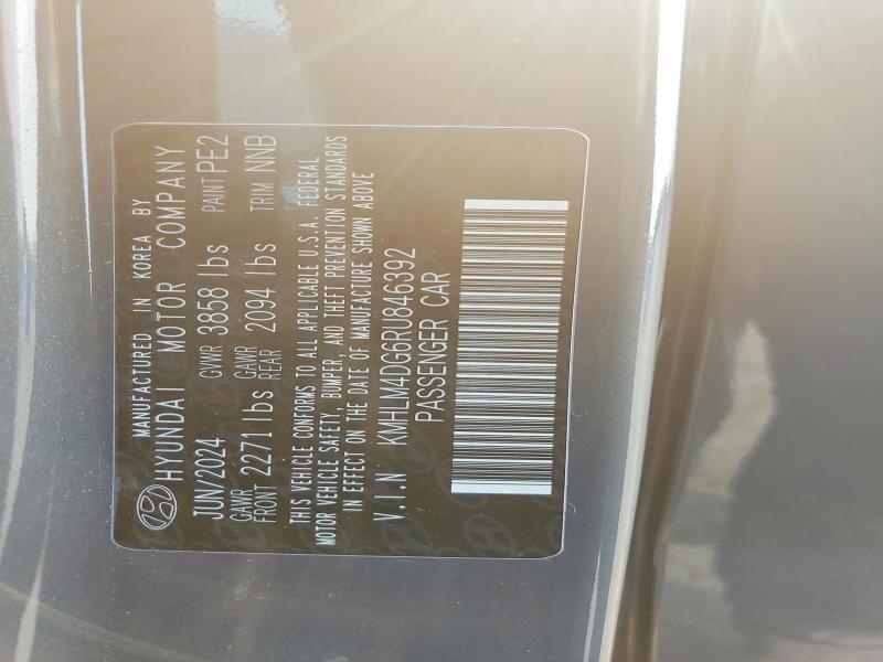 Aukcja sprzedaży 2024 Hyundai Elantra, vin: KMHLM4DG6RU846392, numer aukcji: 61177856