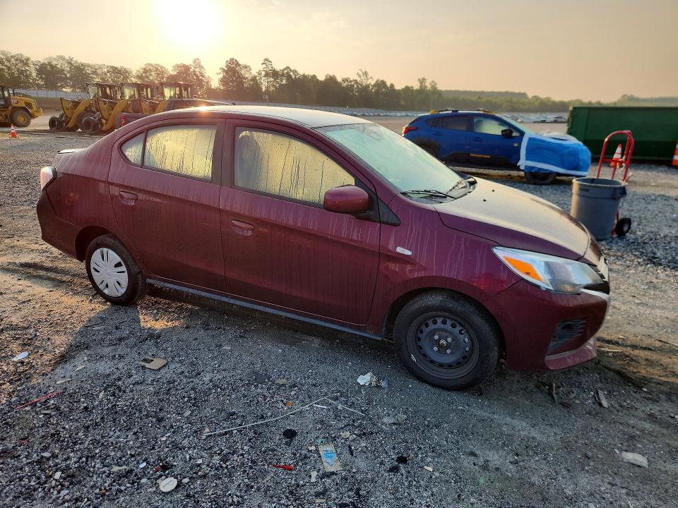 61955756 :رقم المزاد ، ML32FUFJ8NHF06706 vin ، 2022 Mitsubishi Mirage مزاد بيع