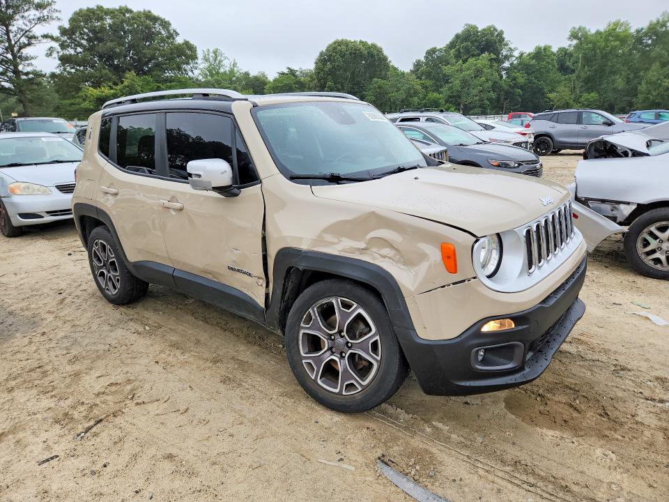 Продажа на аукционе авто 2015 Jeep Renegade, vin: ZACCJBDT4FPC45851, номер лота: 60085506