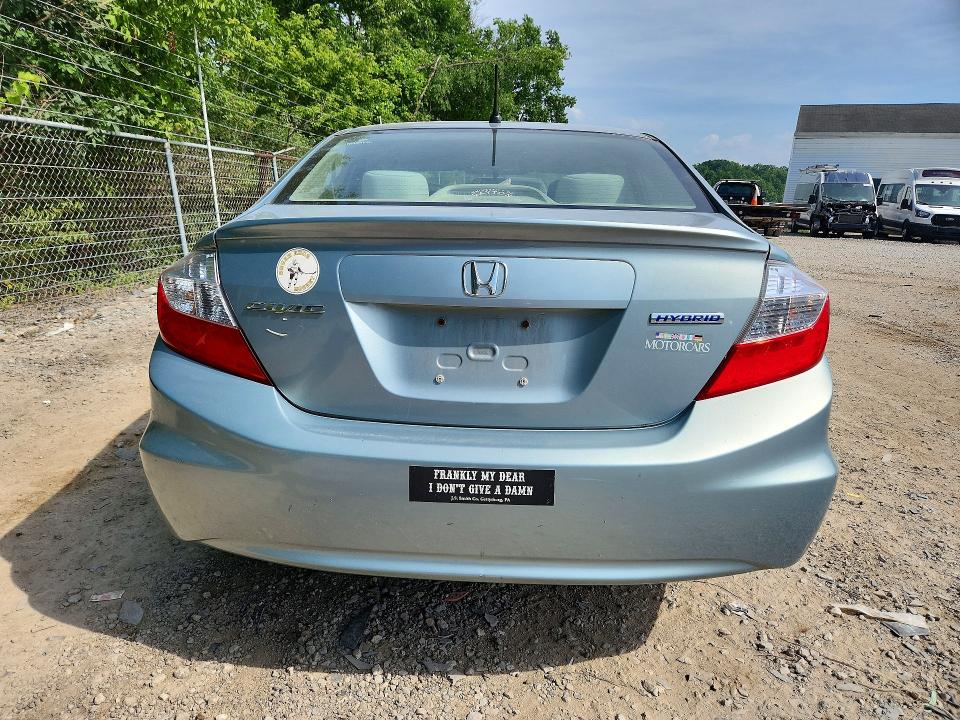 Auction sale of the 2012 Honda Civic, vin: JHMFB4F26CS004386, lot number: 61104236