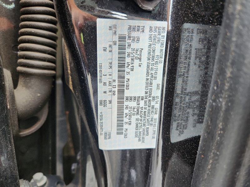 Продажа на аукционе авто 2014 Ford Focus, vin: 1FADP3F27EL366248, номер лота: 60661366