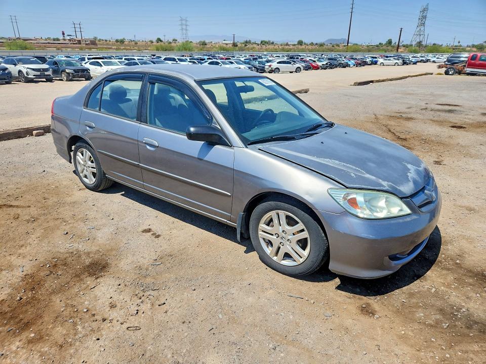 Продажа на аукционе авто 2004 Honda Civic, vin: 2HGES16554H582236, номер лота: 60278156