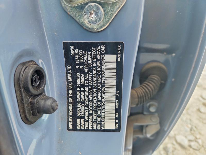 Aukcja sprzedaży 2017 Honda Civic, vin: SHHFK7H75HU201046, numer aukcji: 59952946