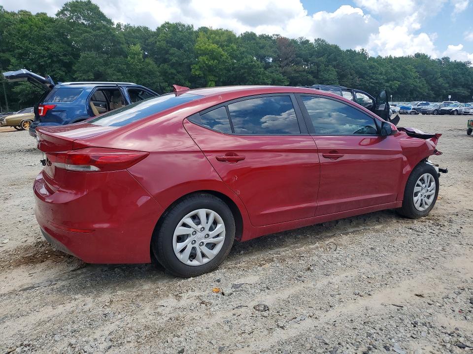 2017 Hyundai Elantra მანქანა იყიდება აუქციონზე, vin: KMHD74LF7HU122424, აუქციონის ნომერი: 85451235