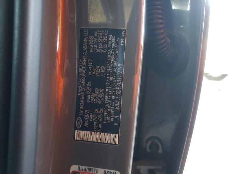Продаж на аукціоні авто 2024 Hyundai Tucson, vin: 5NMJF3DE2RH412198, номер лоту: 60257726