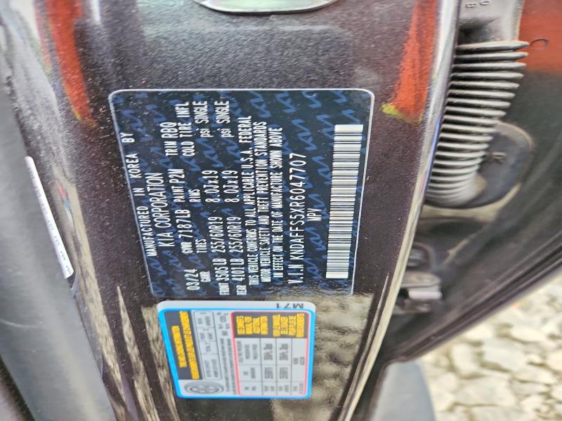 Aukcja sprzedaży 2024 Kia Ev9, vin: KNDAFFS5XR6047707, numer aukcji: 60260216