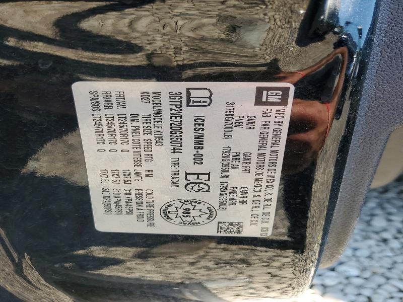 63028476 :رقم المزاد ، 3GTP2VE72DG350744 vin ، 2013 Gmc Sierra مزاد بيع