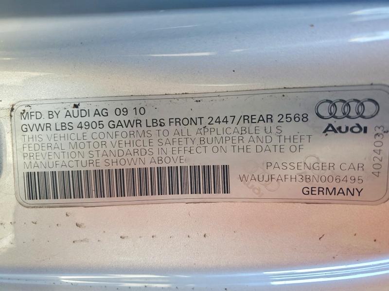 Aukcja sprzedaży 2011 Audi A5, vin: WAUJFAFH3BN006495, numer aukcji: 62625696