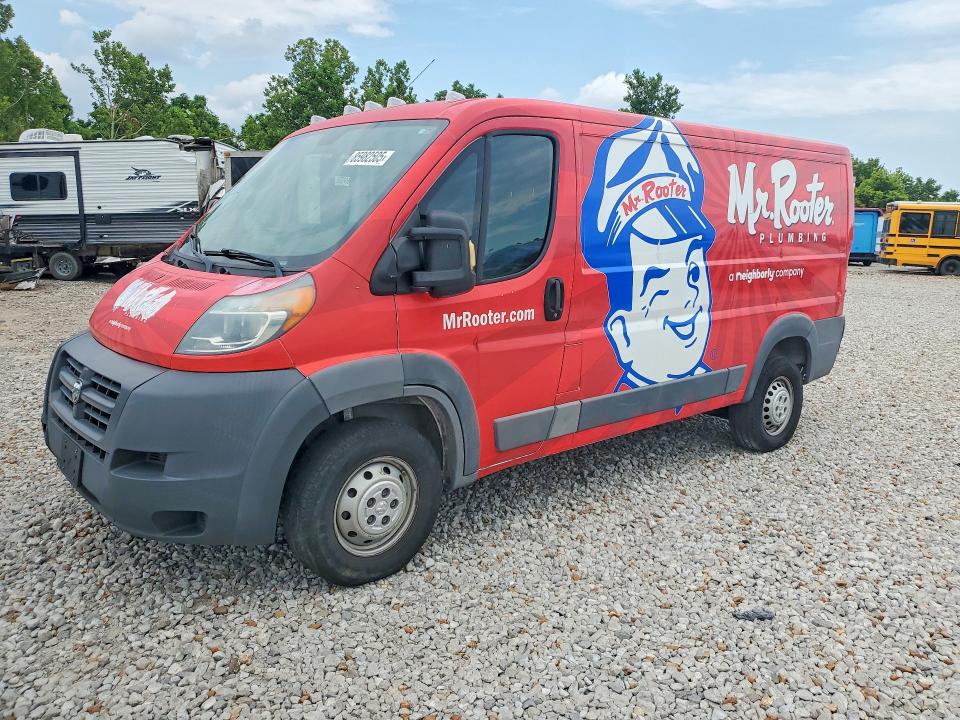 85982505 :رقم المزاد ، 3C6TRVAG9JE156002 vin ، 2018 Ram Promaster 1500 مزاد بيع