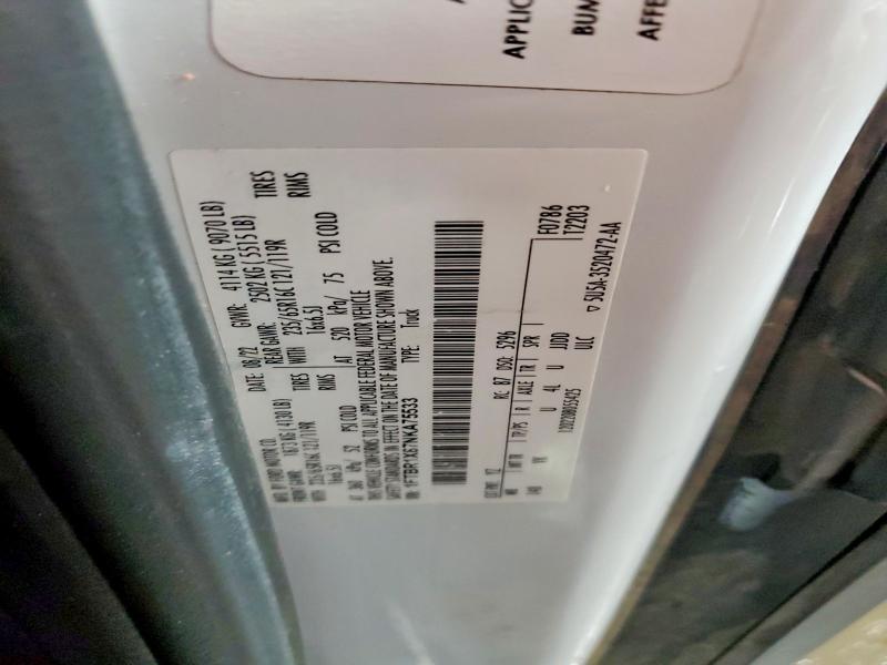62250566 :رقم المزاد ، 1FTBR1X87NKA75533 vin ، 2022 Ford Transit مزاد بيع