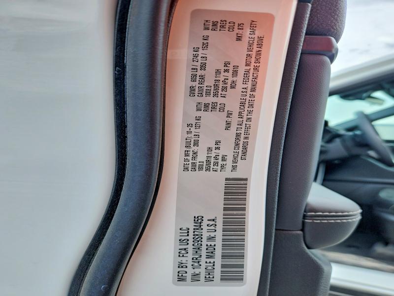 Продажа на аукционе авто 2025 Jeep Grand Cherokee, vin: 1C4RJHAG9S8784455, номер лота: 61842886
