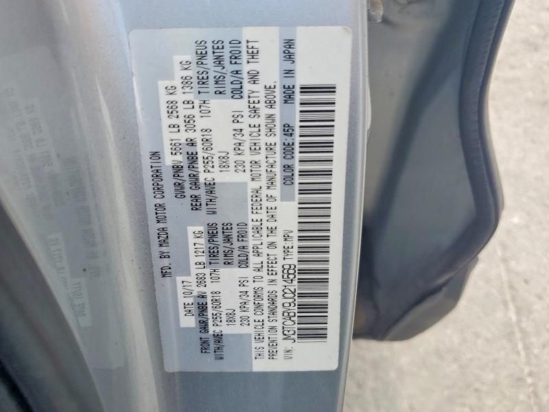 59694396 :رقم المزاد ، JM3TCABY9J0214569 vin ، 2018 Mazda Cx-9 مزاد بيع