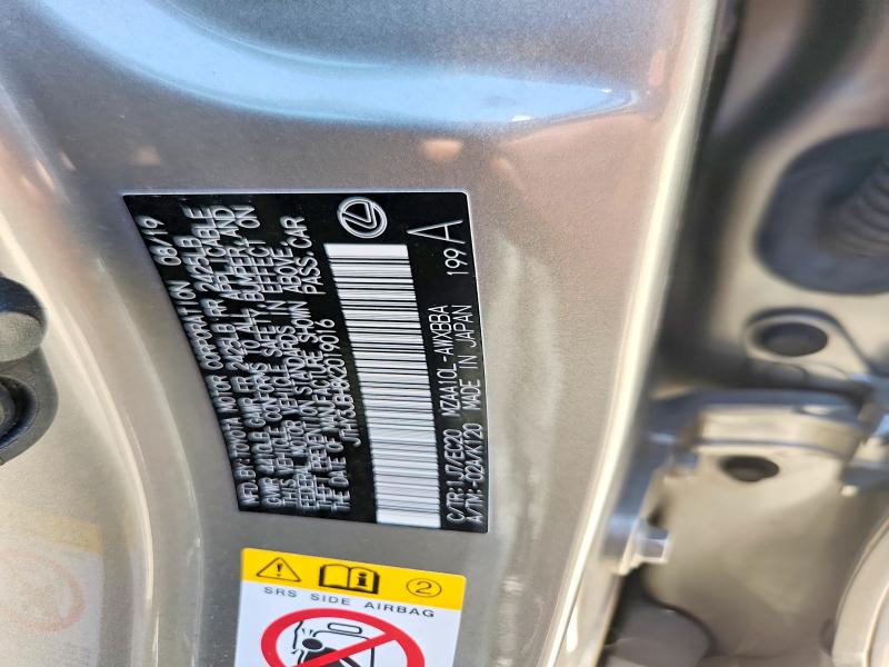 59735066 :رقم المزاد ، JTHY3JBH8K2019016 vin ، 2019 Lexus Ux مزاد بيع