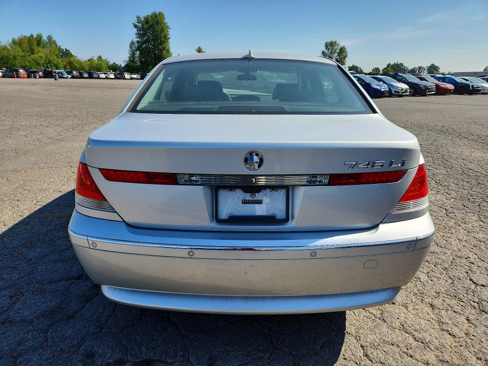 2003 Bmw 745 მანქანა იყიდება აუქციონზე, vin: WBAGN63473DR13110, აუქციონის ნომერი: 58451526