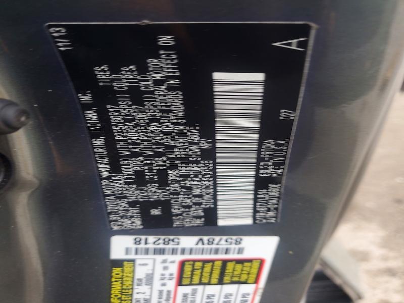 59246106 :رقم المزاد ، 5TDYK3DC8ES437526 vin ، 2014 Toyota Sienna مزاد بيع