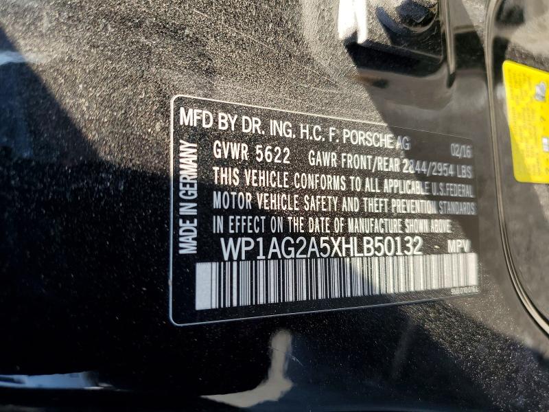 Aukcja sprzedaży 2017 Porsche Macan, vin: WP1AG2A5XHLB50132, numer aukcji: 61366926