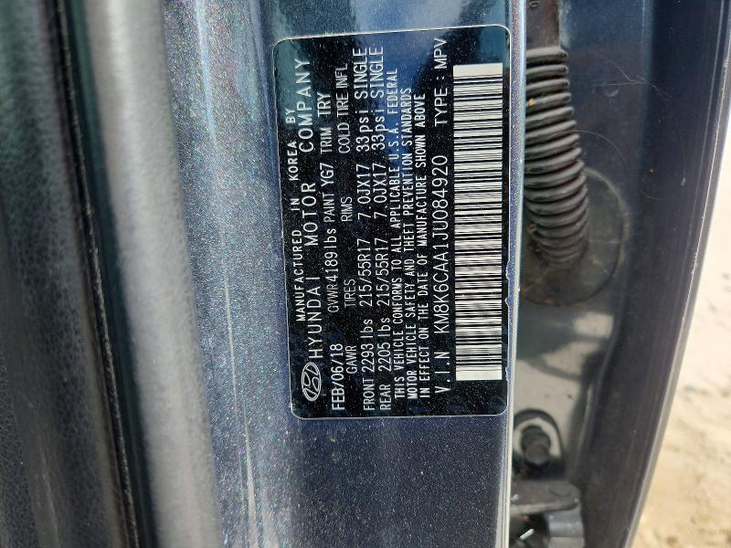 Продажа на аукционе авто 2018 Hyundai Kona, vin: KM8K6CAA1JU084920, номер лота: 59634016
