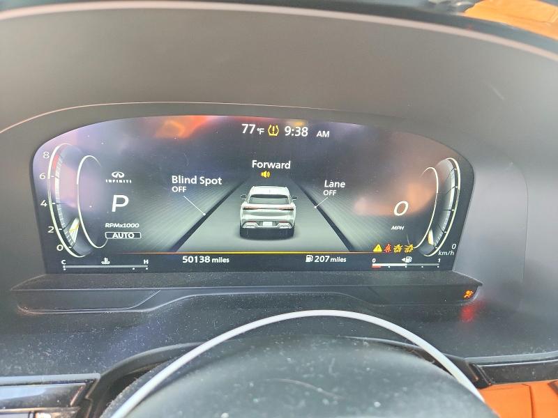 60885206 :رقم المزاد ، 5N1DL1HU8RC344673 vin ، 2024 Infiniti Qx60 مزاد بيع