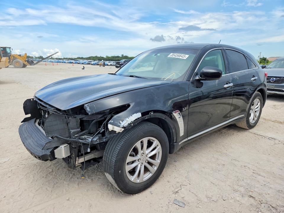 85459845 :رقم المزاد ، JN8CS1MU7HM142283 vin ، 2017 Infiniti Qx70 مزاد بيع