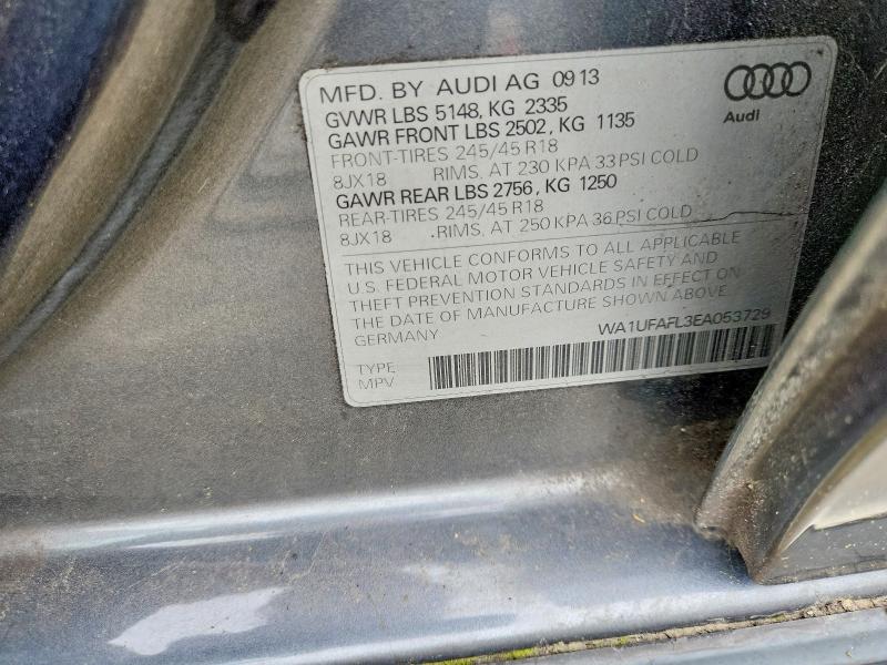 Продажа на аукционе авто 2014 Audi A4 Allroad, vin: WA1UFAFL3EA053729, номер лота: 62021296