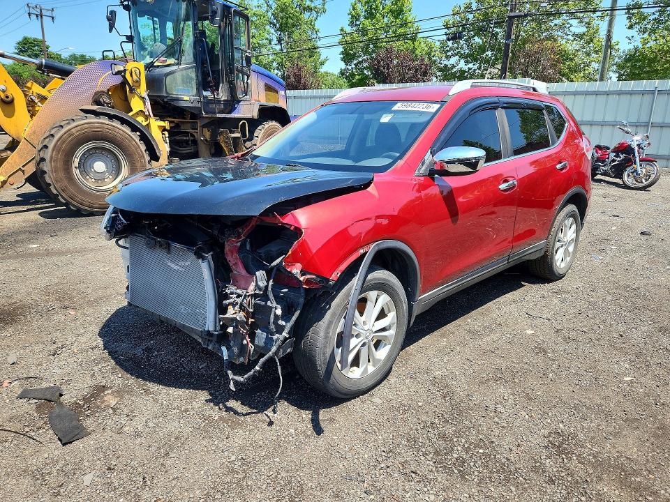 59842236 :رقم المزاد ، KNMAT2MV2GP638474 vin ، 2016 Nissan Rogue مزاد بيع