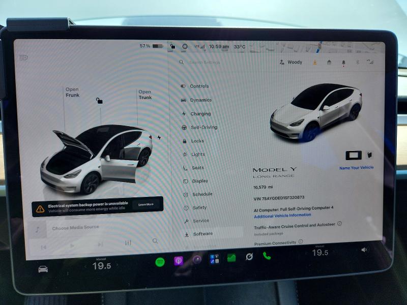 61437736 :رقم المزاد ، 7SAYGDED1SF320873 vin ، 2025 Tesla Model Y مزاد بيع