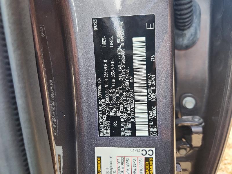 Auction sale of the 2024 Lexus Nx, vin: JTJGDCAZ8R2010534, lot number: 61400216