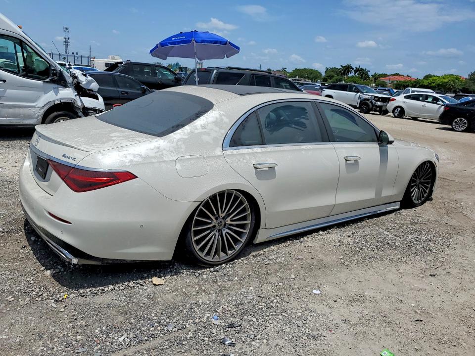 2022 Mercedes-benz S მანქანა იყიდება აუქციონზე, vin: W1K6G6DB0NA160147, აუქციონის ნომერი: 61142846