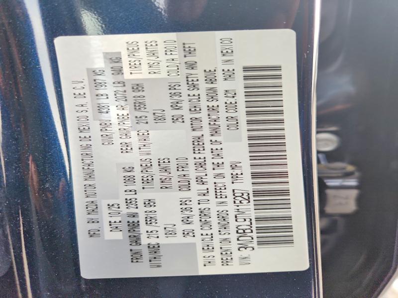61412606 :رقم المزاد ، 3MVDMBCL9TM115297 vin ، 2026 Mazda Cx-30 مزاد بيع