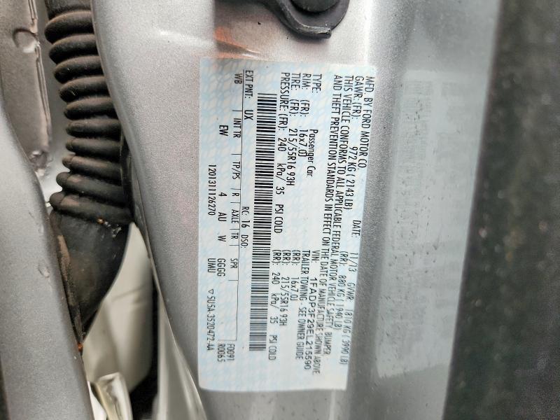 2014 Ford Focus მანქანა იყიდება აუქციონზე, vin: 1FADP3F29EL215590, აუქციონის ნომერი: 60171626
