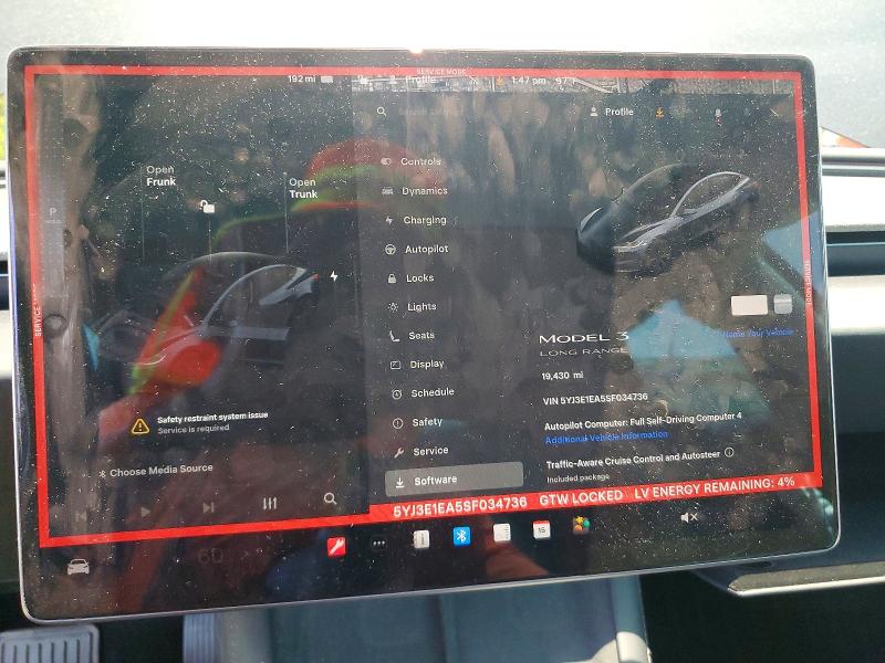 Продаж на аукціоні авто 2025 Tesla Model 3, vin: 5YJ3E1EA5SF034736, номер лоту: 61131336