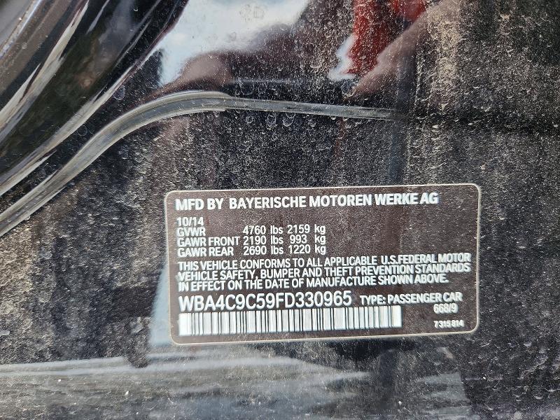 Продаж на аукціоні авто 2015 Bmw 428, vin: WBA4C9C59FD330965, номер лоту: 60808516