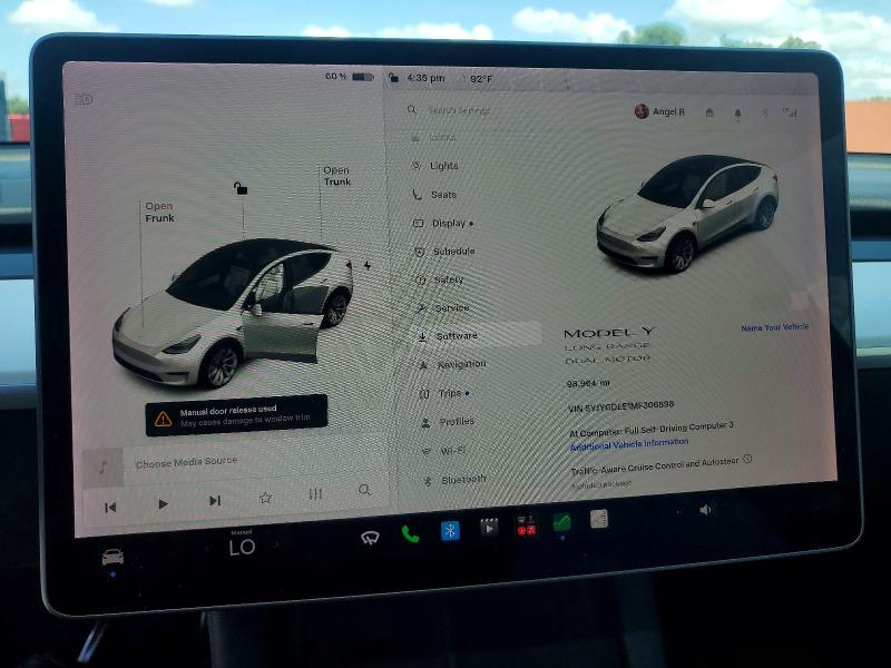 59358266 :رقم المزاد ، 5YJYGDEE1MF306898 vin ، 2021 Tesla Model Y مزاد بيع