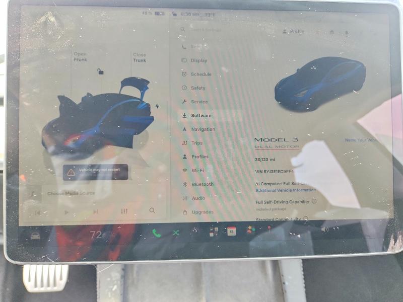 Продаж на аукціоні авто 2023 Tesla Model 3, vin: 5YJ3E1EC9PF494152, номер лоту: 60995136