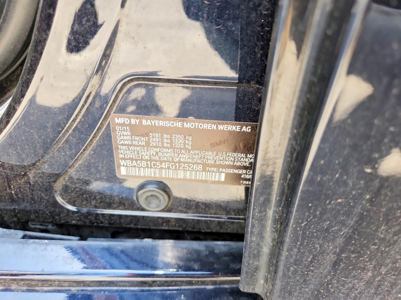 61042466 :رقم المزاد ، WBA5B1C54FG125268 vin ، 2015 Bmw 535 مزاد بيع