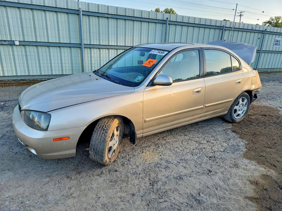 2003 Hyundai Elantra მანქანა იყიდება აუქციონზე, vin: KMHDN45D63U499207, აუქციონის ნომერი: 61779496