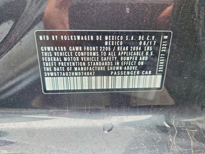 Aukcja sprzedaży 2017 Volkswagen Gti, vin: 3VW5T7AU2HM074047, numer aukcji: 61676606