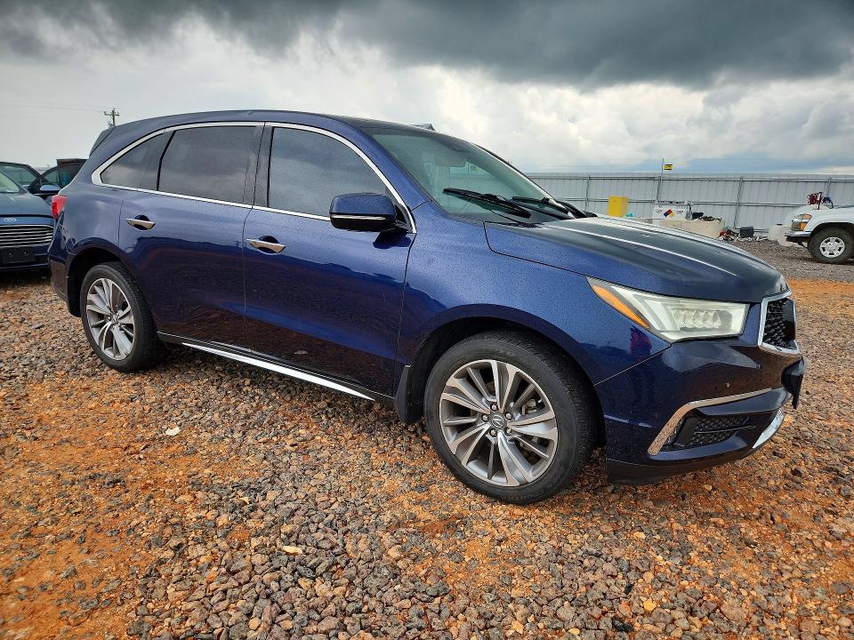 59881006 :رقم المزاد ، 5FRYD4H54HB024229 vin ، 2017 Acura Mdx مزاد بيع