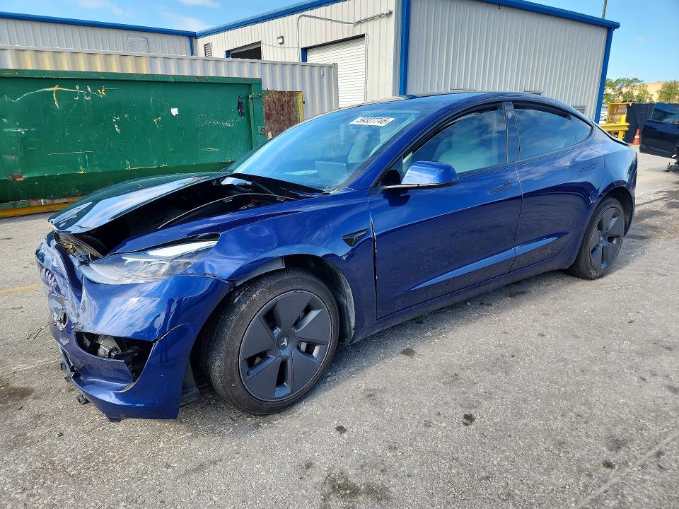 59327746 :رقم المزاد ، 5YJ3E1EA4PF412388 vin ، 2023 Tesla Model 3 مزاد بيع
