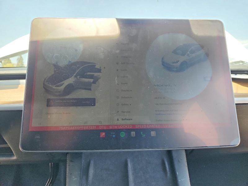 Aukcja sprzedaży 2023 Tesla Model Y, vin: 7SAYGAEE6PF697231, numer aukcji: 61155046