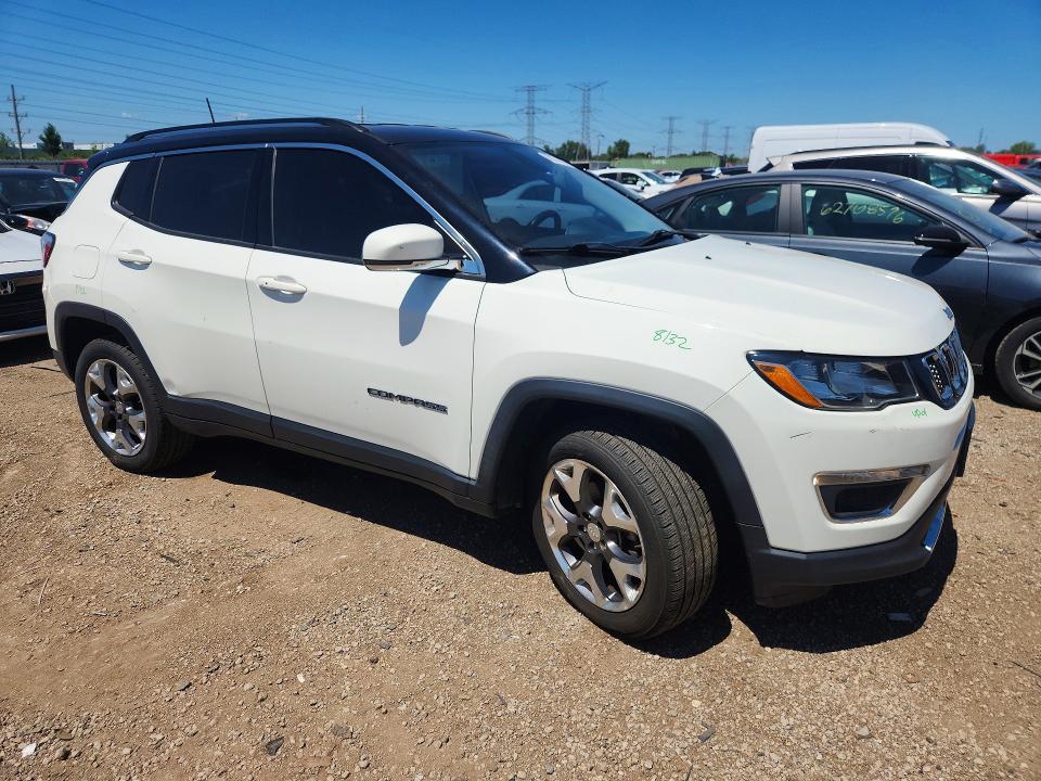 Продаж на аукціоні авто 2019 Jeep Compass, vin: 3C4NJDCB0KT631053, номер лоту: 62291096
