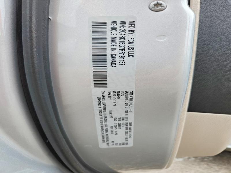 62789756 :رقم المزاد ، 2C4RC1BG7RR191157 vin ، 2024 Chrysler Pacifica مزاد بيع