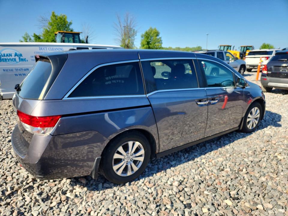 59853186 :رقم المزاد ، 5FNRL5H62EB075280 vin ، 2014 Honda Odyssey مزاد بيع