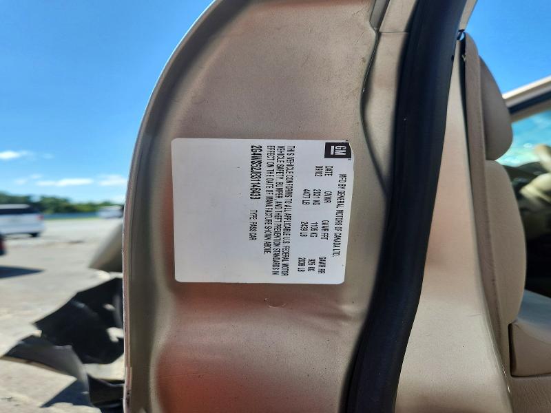 Продаж на аукціоні авто 2003 Buick Century, vin: 2G4WS52J831146433, номер лоту: 59600026