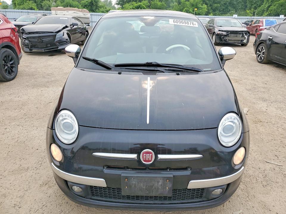 60969876 :رقم المزاد ، 3C3CFFCR3DT692535 vin ، 2013 Fiat 500 مزاد بيع