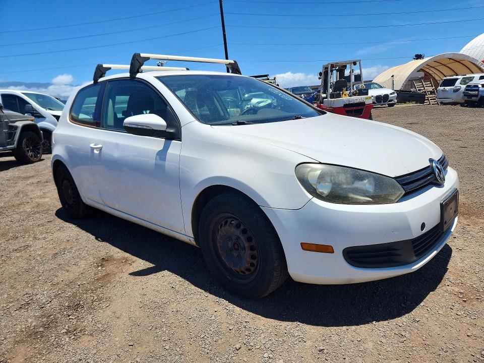 2010 Volkswagen Golf მანქანა იყიდება აუქციონზე, vin: WVWBB7AJ0AW152927, აუქციონის ნომერი: 63144076